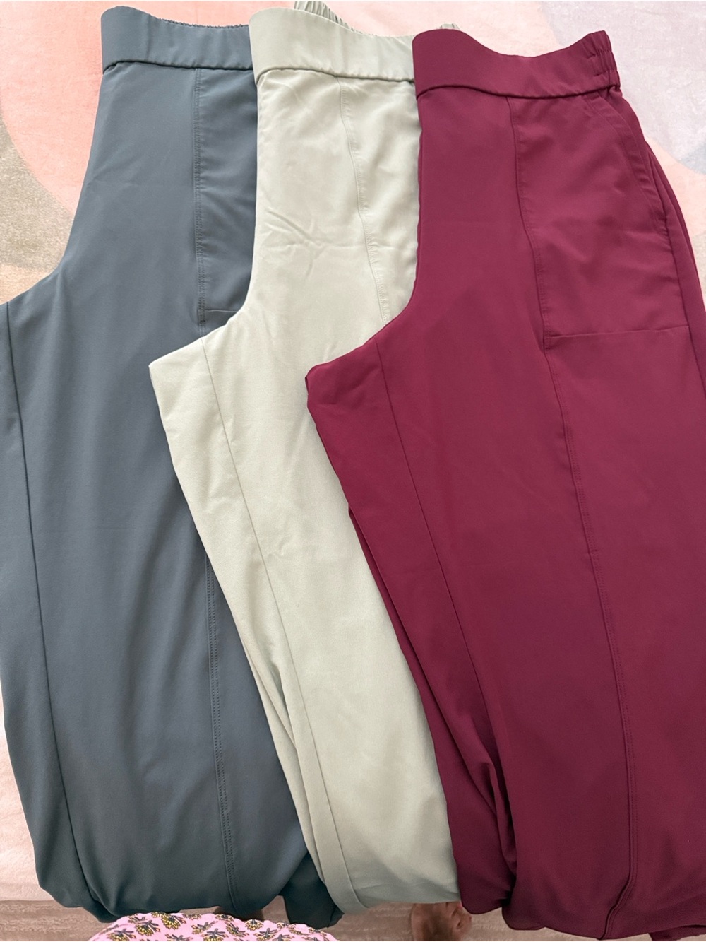 Lou & Grey wanderweave Straight Leg Ankle Pants a lot of three pairs.